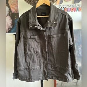 Liverpool Men's Charcoal Shirt Jacket